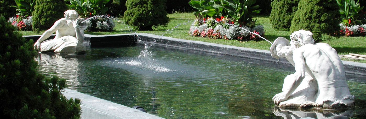 Fountains in Saratoga Springs